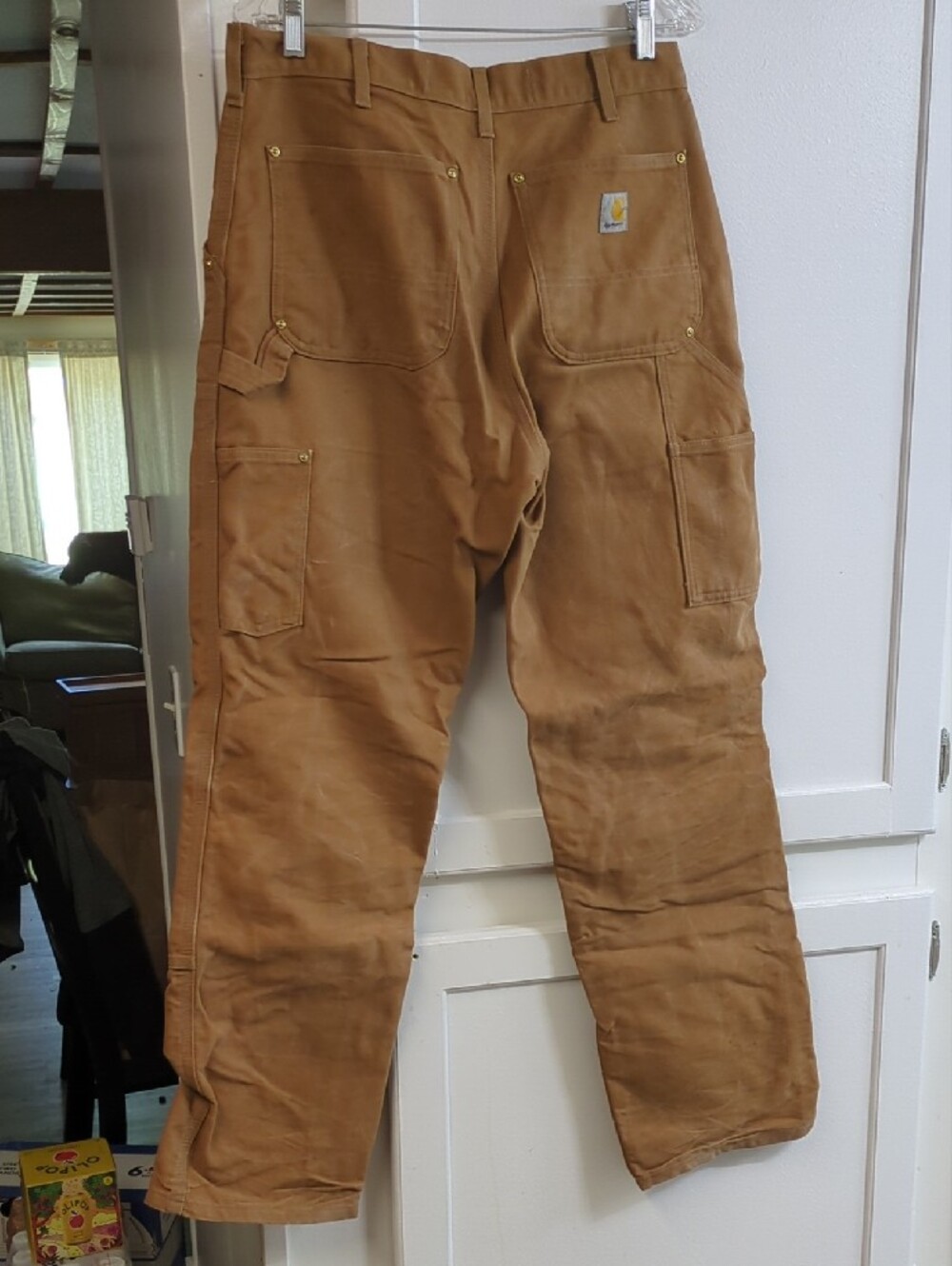 Carhartt Tan Cargo Work Pants - Picture 3 of 5